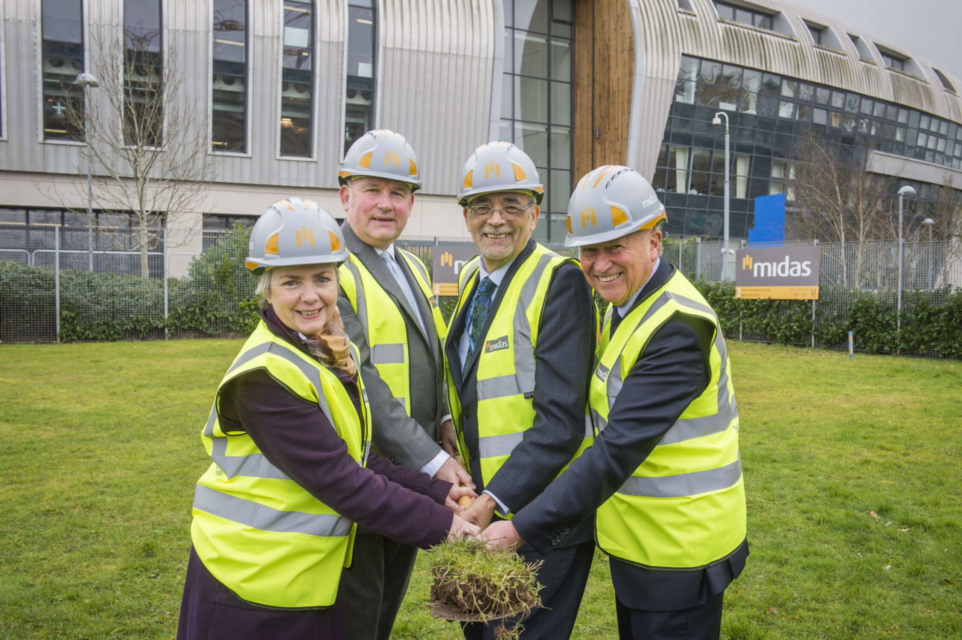 Turf Cutting for Advanced Construction Centre
