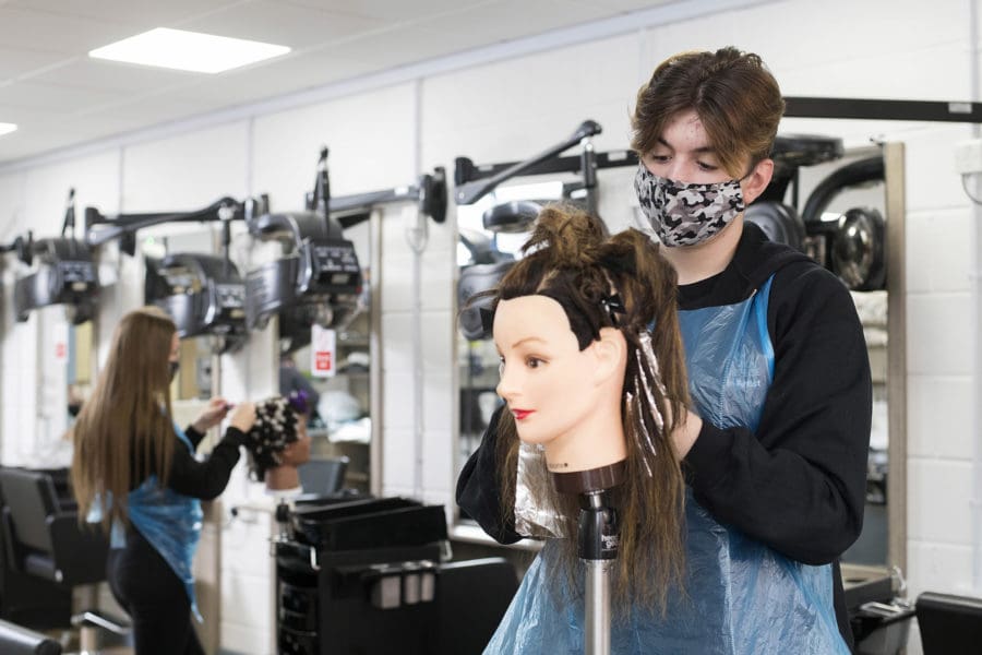 Hairdressing Students