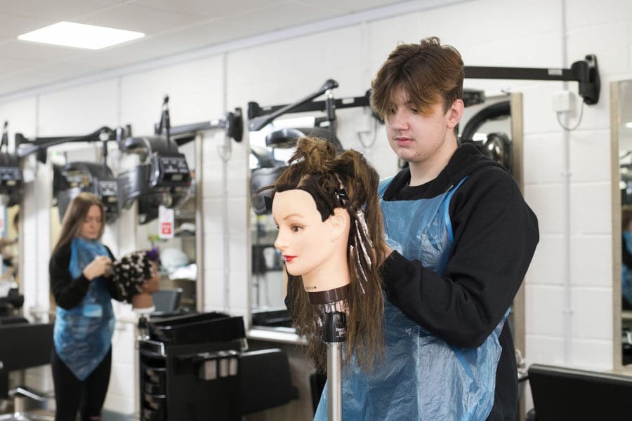 Hairdressing Students