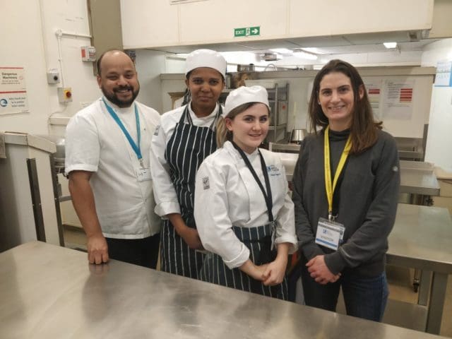 Team GB chefs at City of Bristol College
