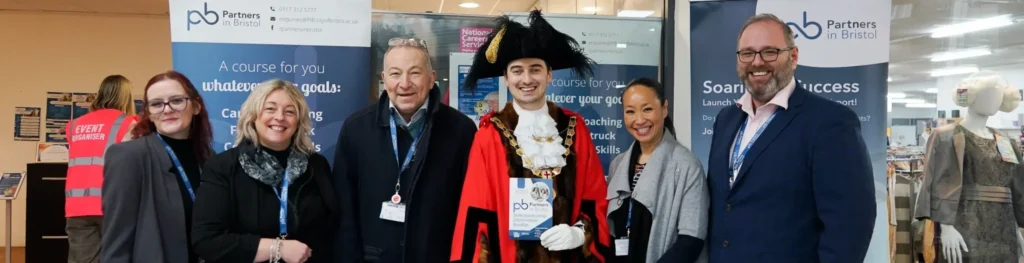 Partners in Bristol with mayor