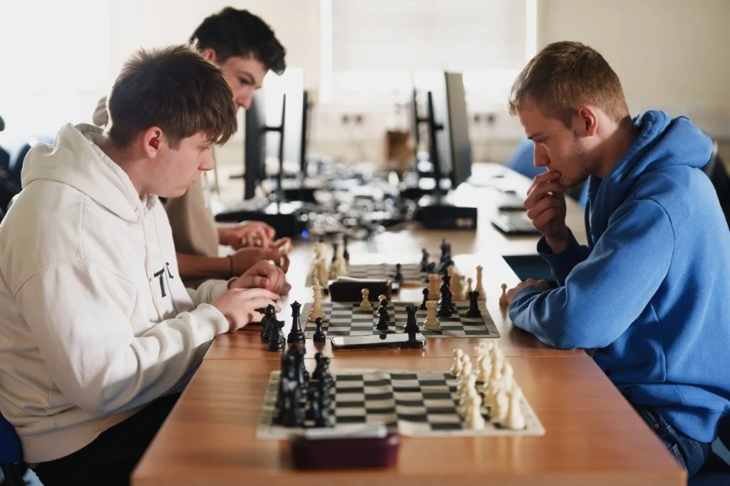 Students Playing Chess