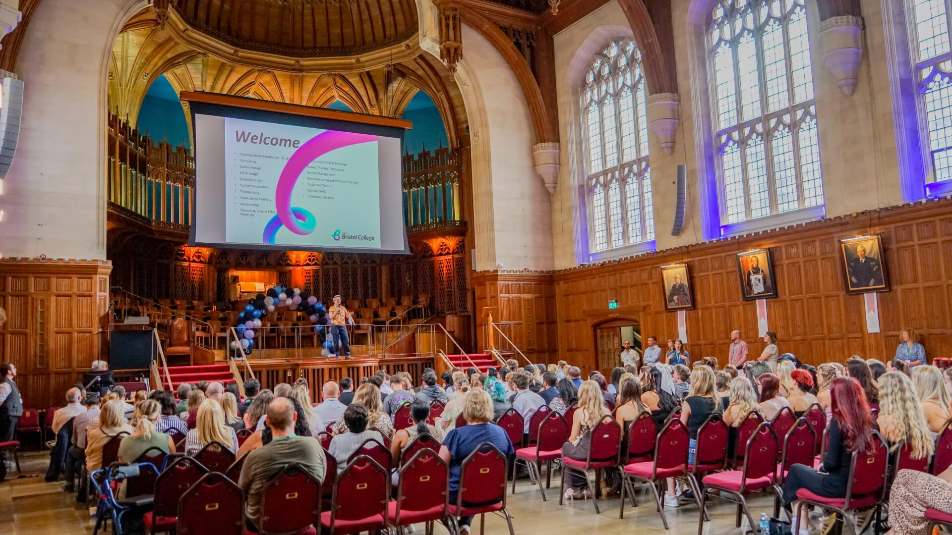Imagine shows the crowd at the Further Education Graduation Ceremony 2025.