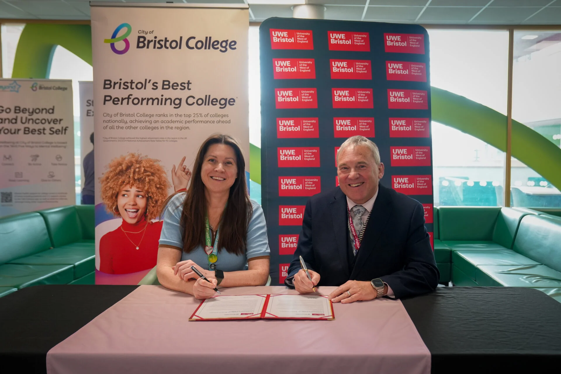 Signing of the Learner Commitment Pledge.